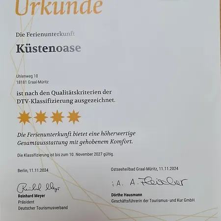 Kuestenoase - Wilke Gm 69934 Muritz